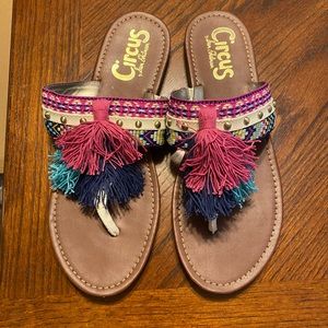 Tassel sandals